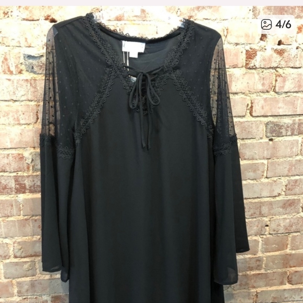Love Riche Black Plus Size Dress - Picture 3 of 4